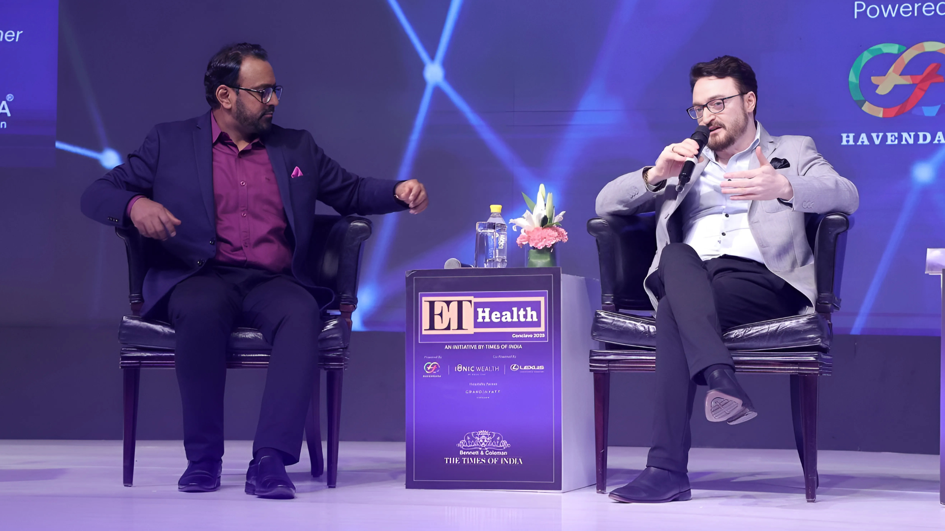 Dr. Sushil Kotru speaking at ET Health Conclave Panel