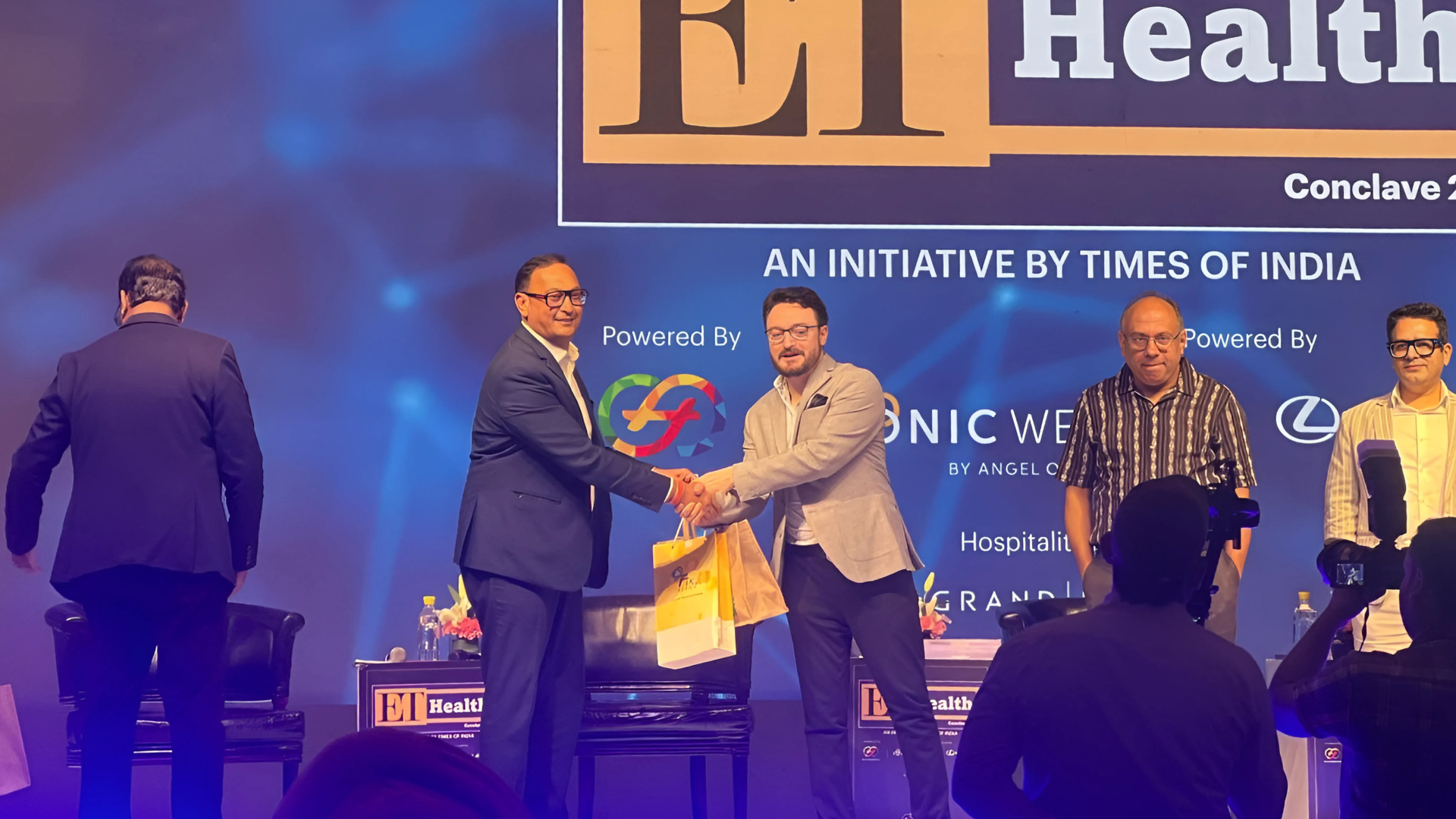 Close-up of the Award Trophy